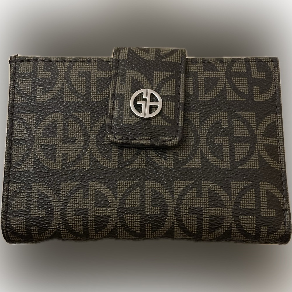 Giani Bernini Brown and Tan Wallet